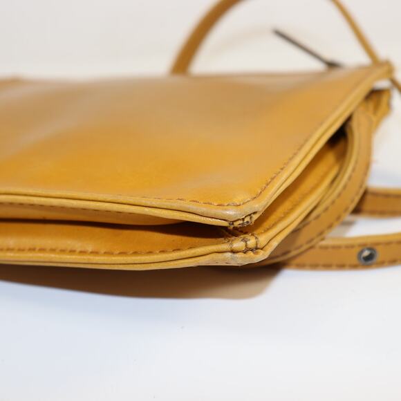 Matt & Nat Mustard Yellow Crossbody Bag Vegan Leather - Picture 3 of 6